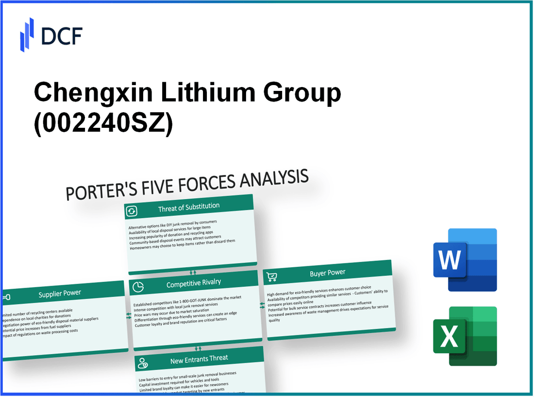 Chengxin Lithium Group (002240.SZ): Porter's 5 Forces Analysis