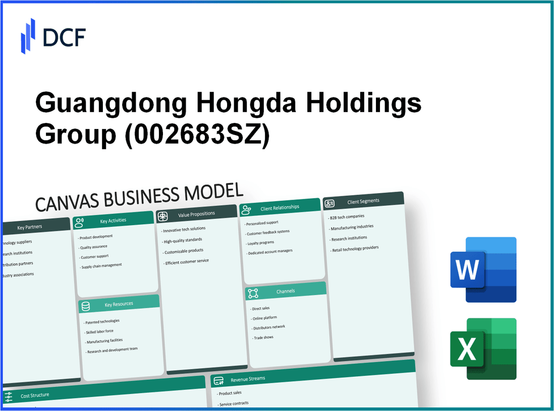 Guangdong Hongda Holdings Group Co., Ltd. (002683.SZ): Canvas Business Model