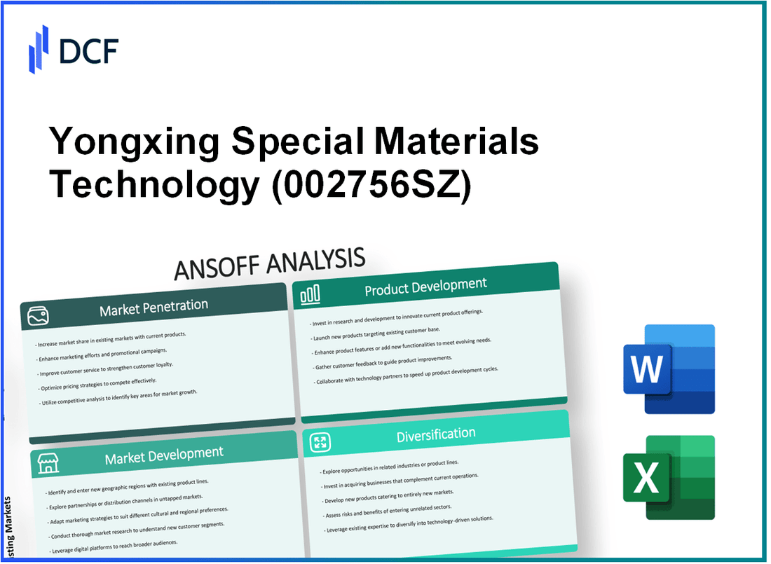 Yongxing Special Materials Technology Co.,Ltd (002756.SZ): Ansoff Matrix