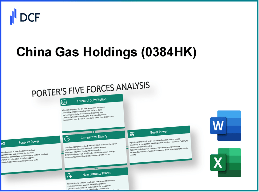 China Gas Holdings (0384.HK): Porter's 5 Forces Analysis