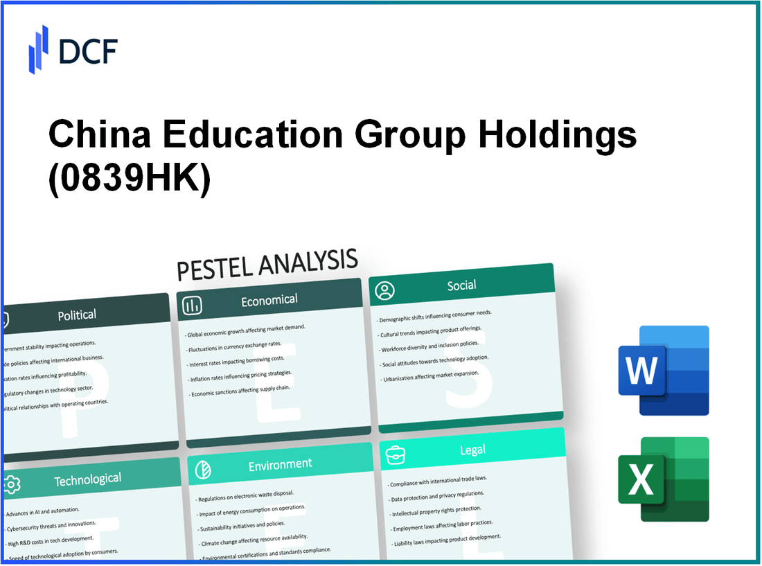 China Education Group Holdings Limited (0839.HK): PESTEL Analysis