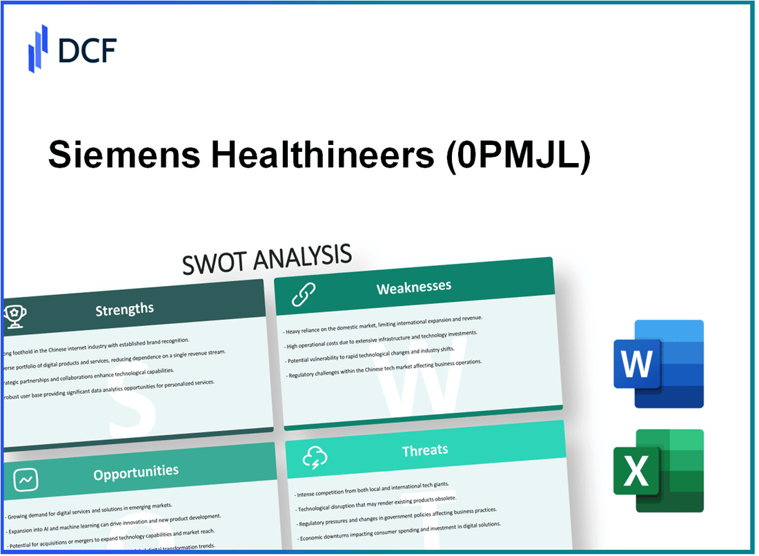Siemens Healthineers AG (0PMJ.L): SWOT Analysis