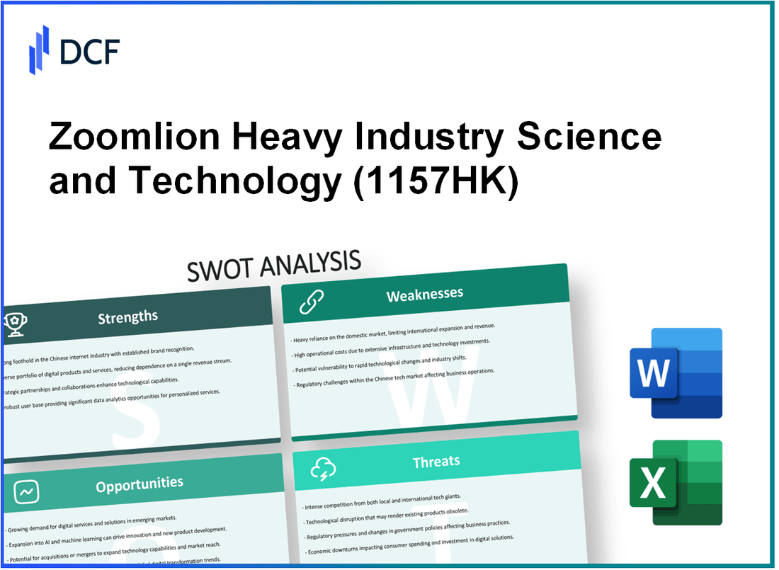 Zoomlion Heavy Industry Science and Technology Co., Ltd. (1157.HK): SWOT Analysis