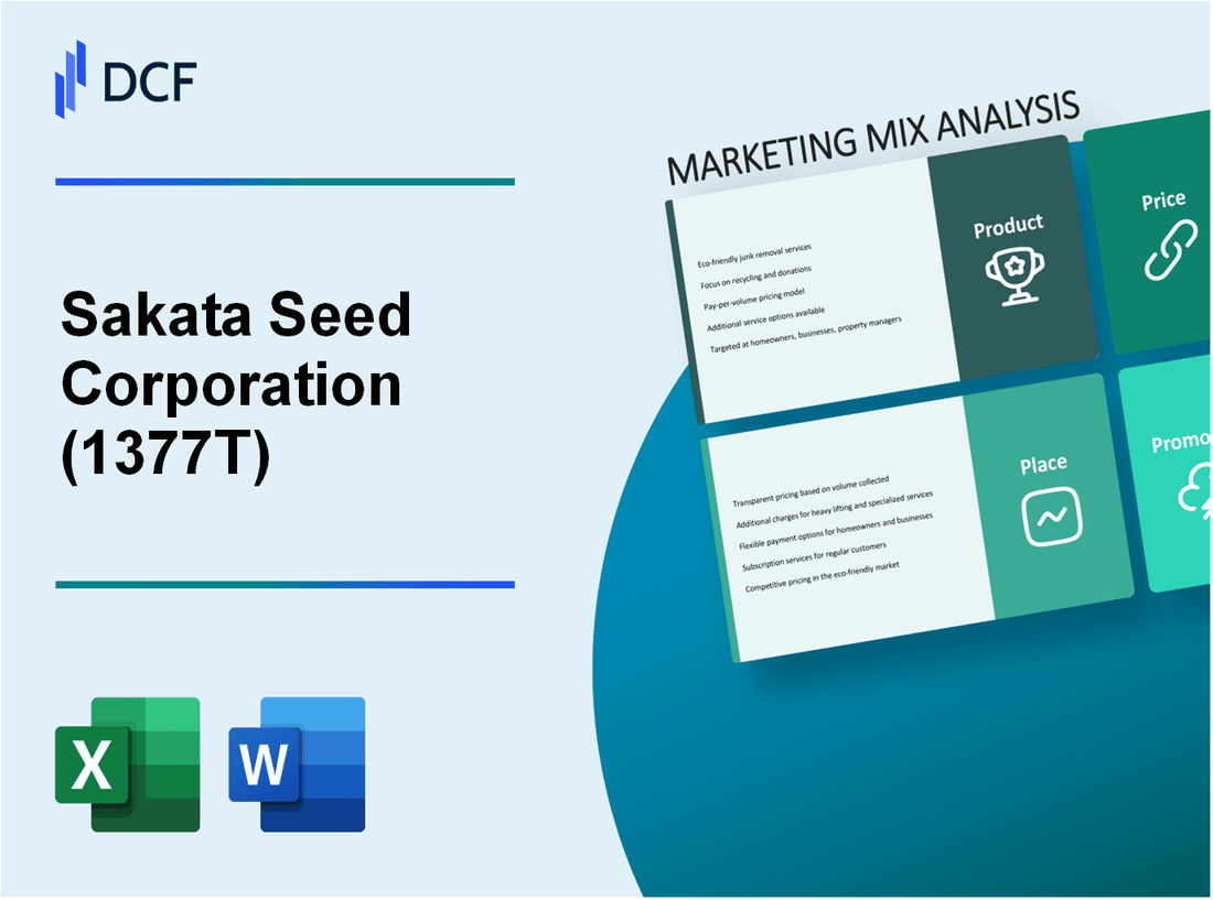Sakata Seed Corporation (1377.T): Marketing Mix Analysis