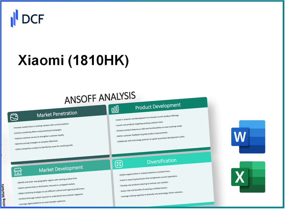 Xiaomi Corporation (1810.HK): Ansoff Matrix