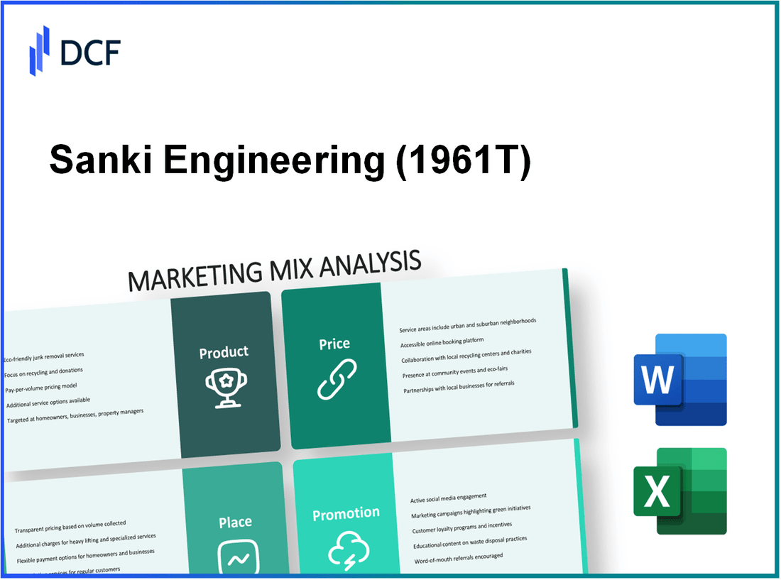 Sanki Engineering Co., Ltd. (1961.T): Marketing Mix Analysis