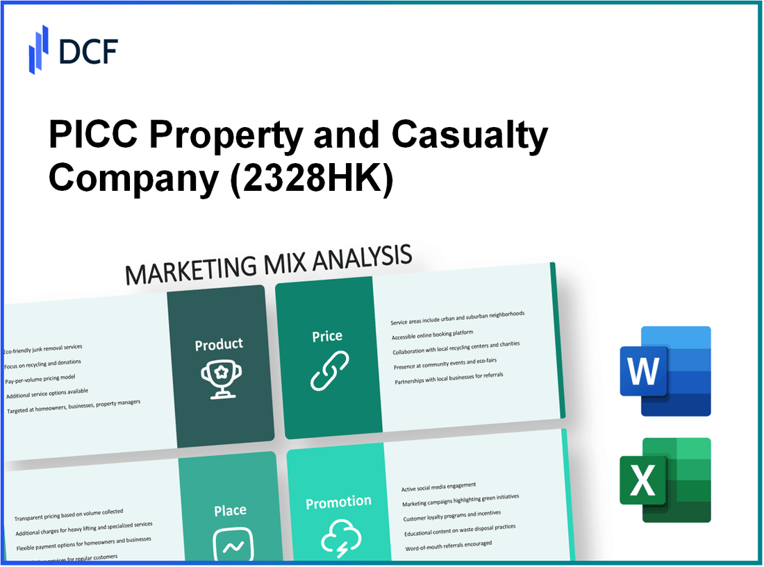 PICC Property and Casualty Company Limited (2328.HK): Marketing Mix Analysis