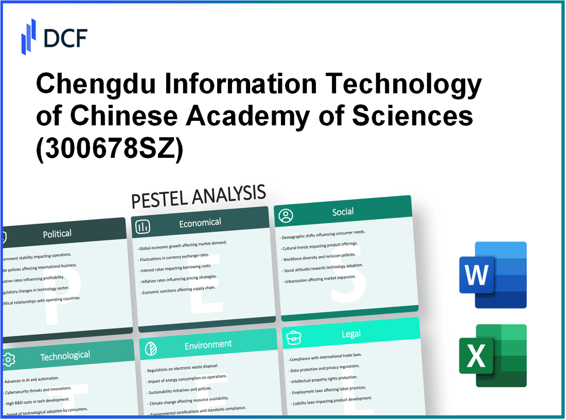 Chengdu Information Technology of Chinese Academy of Sciences Co.,Ltd (300678.SZ): PESTEL Analysis