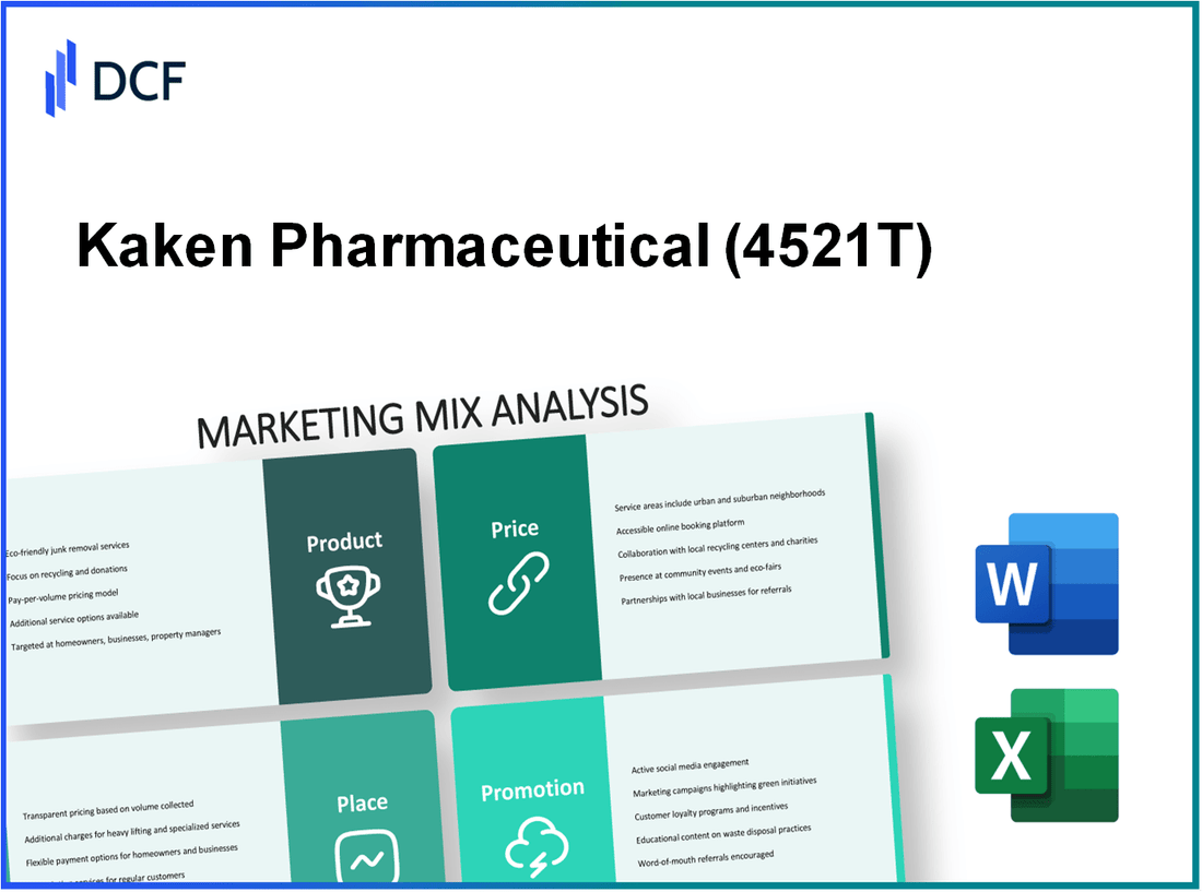 Kaken Pharmaceutical Co., Ltd. (4521.T): Marketing Mix Analysis