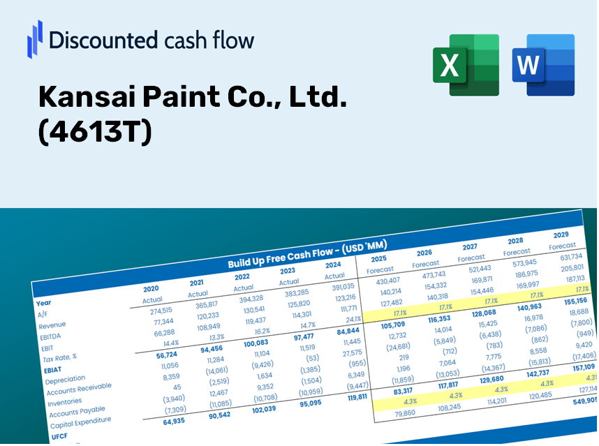 Kansai Paint Co., Ltd. (4613T) DCF Valuation
