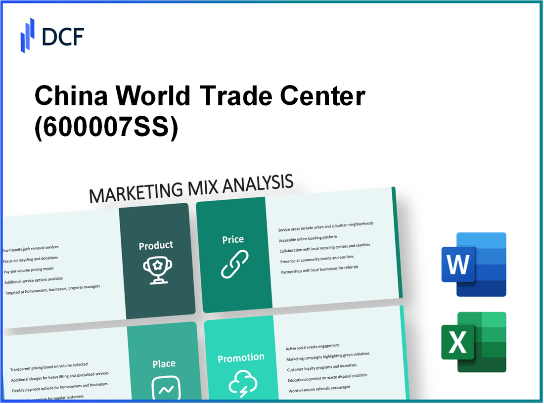 China World Trade Center Co., Ltd. (600007.SS): Marketing Mix Analysis