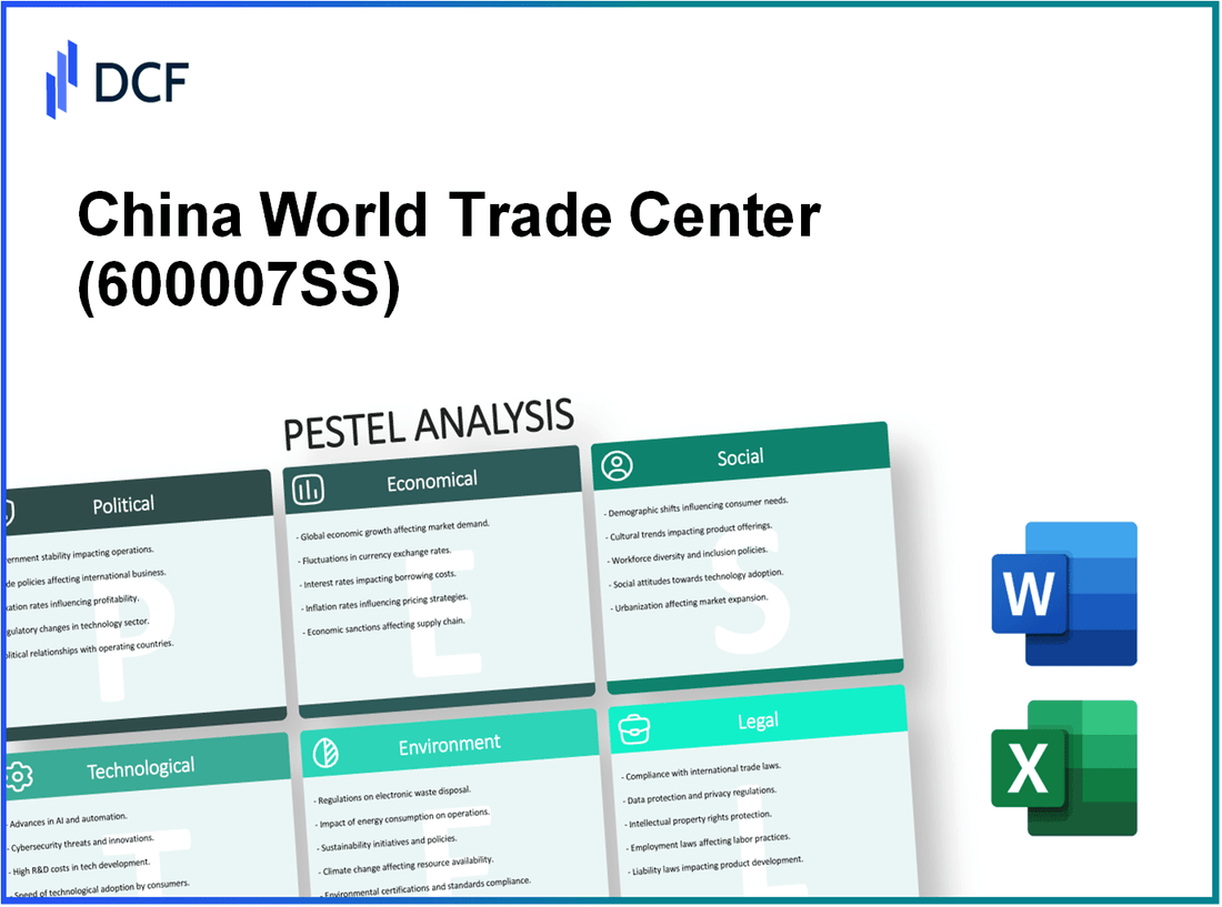 China World Trade Center Co., Ltd. (600007.SS): PESTEL Analysis
