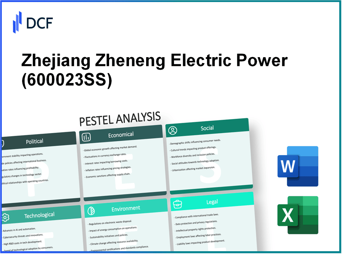 Zhejiang Zheneng Electric Power Co., Ltd. (600023.SS): PESTEL Analysis