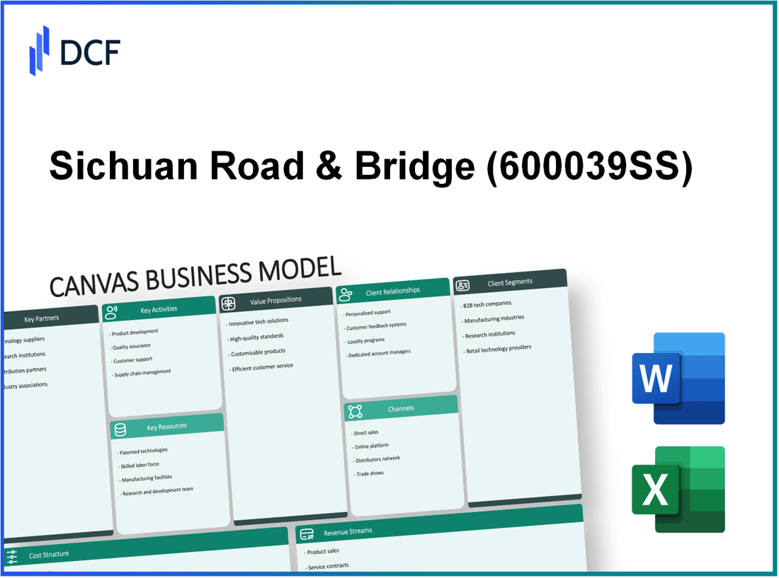 Sichuan Road & Bridge Co.,Ltd (600039.SS): Canvas Business Model