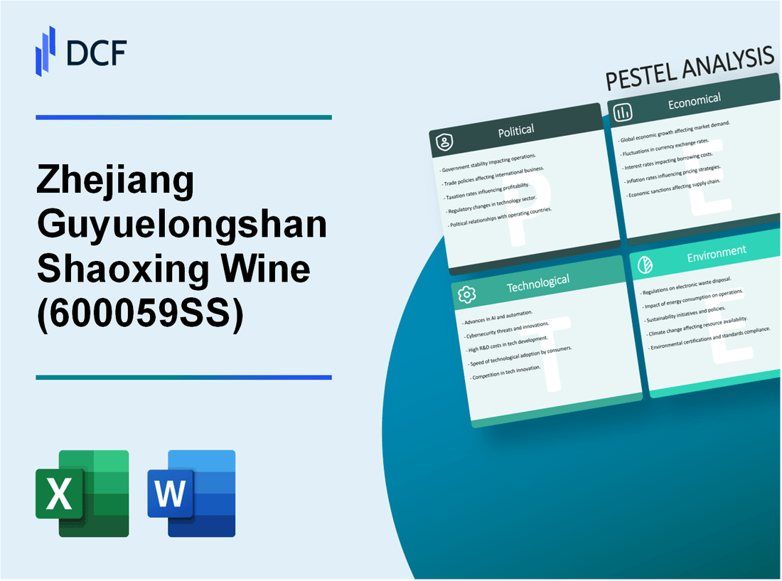Zhejiang Guyuelongshan Shaoxing Wine Co.,Ltd (600059.SS): PESTEL Analysis