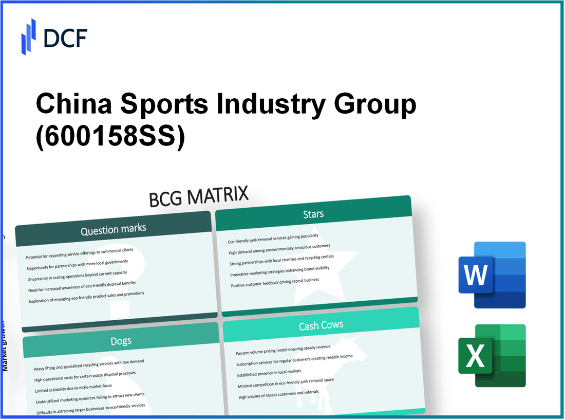 China Sports Industry Group Co., Ltd. (600158.SS): BCG Matrix