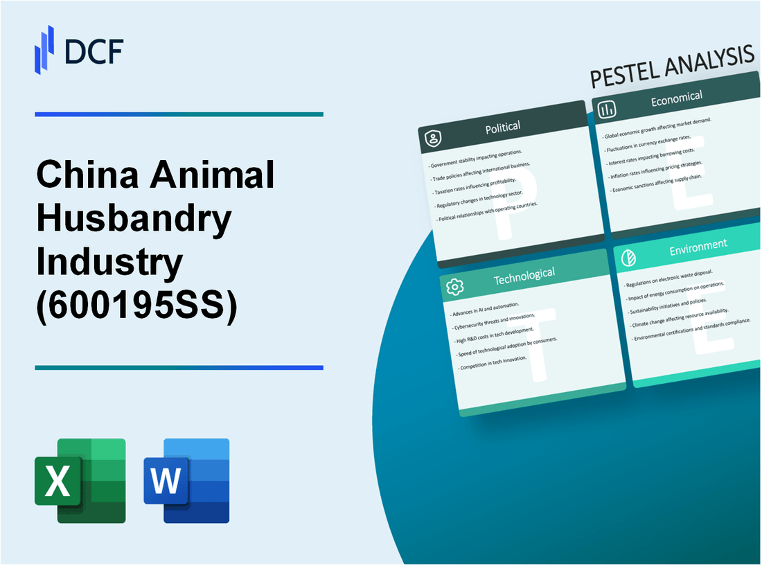 China Animal Husbandry Industry Co., Ltd. (600195.SS): PESTEL Analysis
