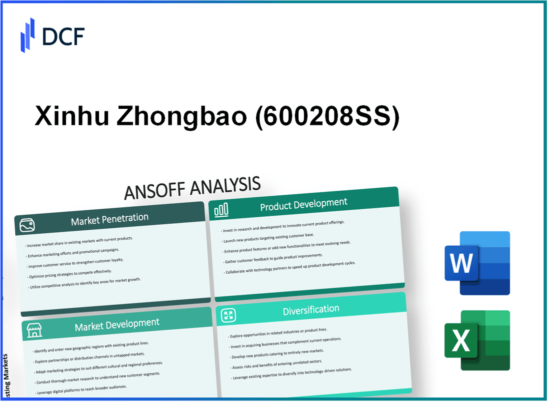 Xinhu Zhongbao Co.,Ltd. (600208.SS): Ansoff Matrix