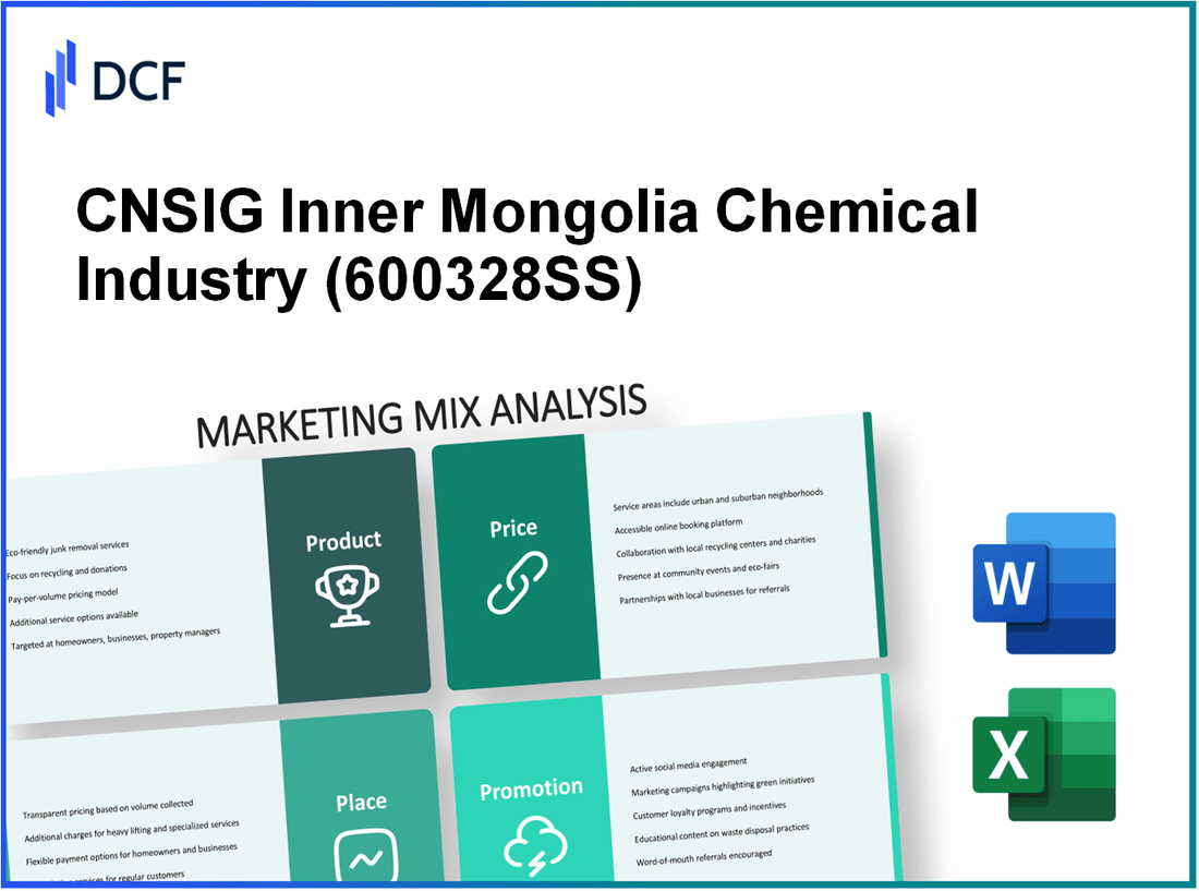 CNSIG Inner Mongolia Chemical Industry Co., Ltd. (600328.SS): Marketing Mix Analysis