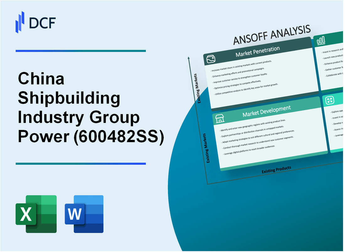 China Shipbuilding Industry Group Power Co., Ltd. (600482.SS): Ansoff Matrix