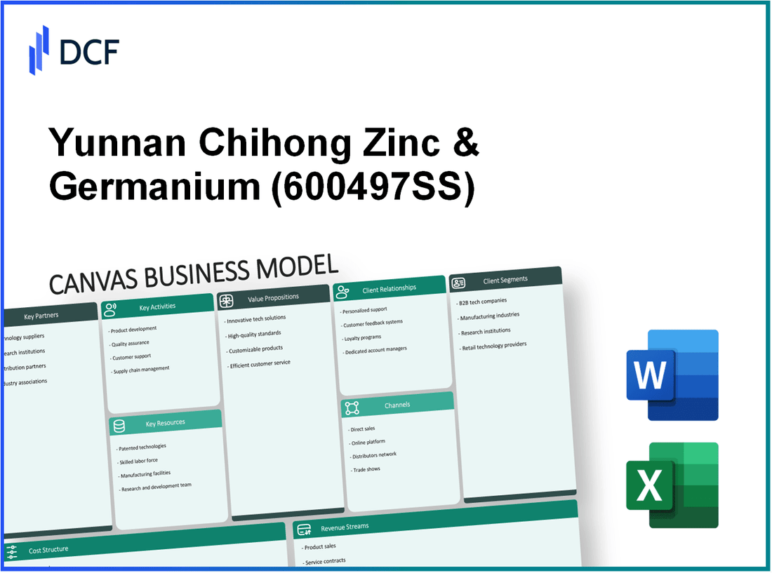 Yunnan Chihong Zinc & Germanium Co., Ltd. (600497.SS): Canvas Business Model