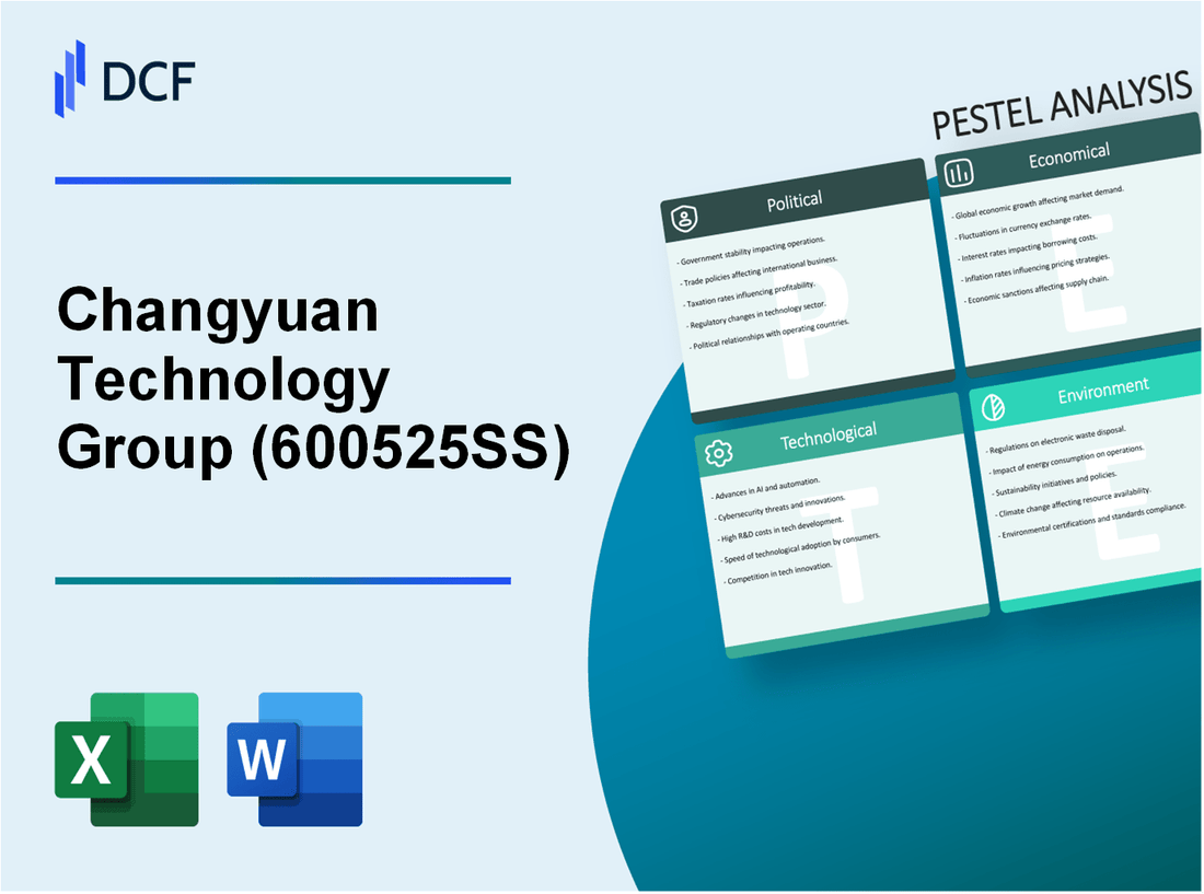 Changyuan Technology Group Ltd. (600525.SS): PESTEL Analysis