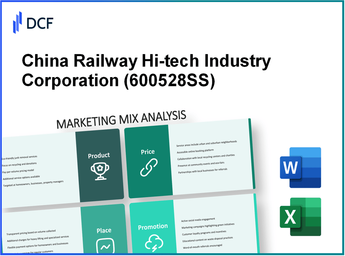 China Railway Hi-tech Industry Corporation Limited (600528.SS): Marketing Mix Analysis