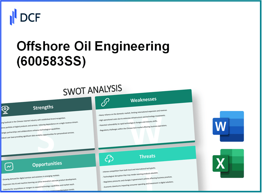 Offshore Oil Engineering Co.,Ltd (600583.SS): SWOT Analysis