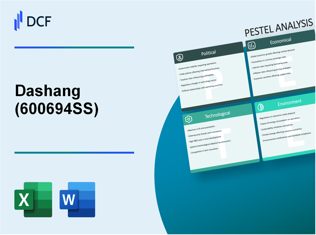 Dashang Co., Ltd. (600694.SS): PESTEL Analysis
