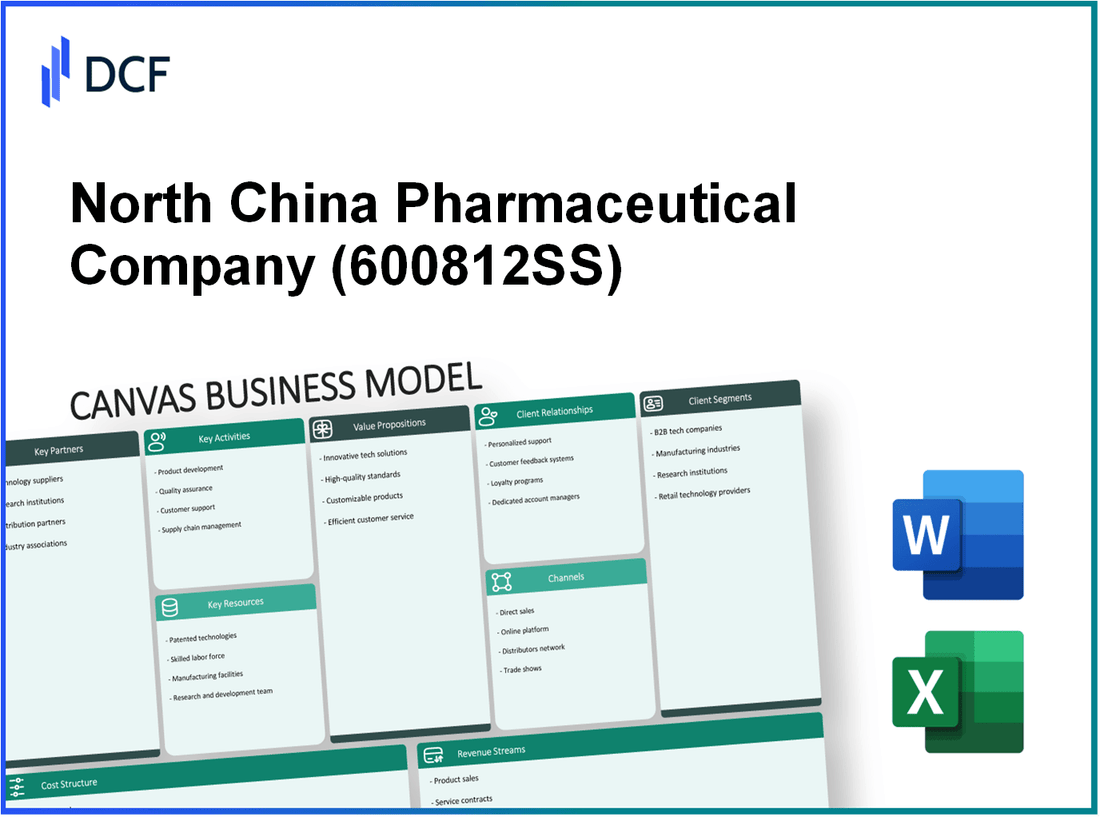 North China Pharmaceutical Company Ltd. (600812.SS): Canvas Business Model
