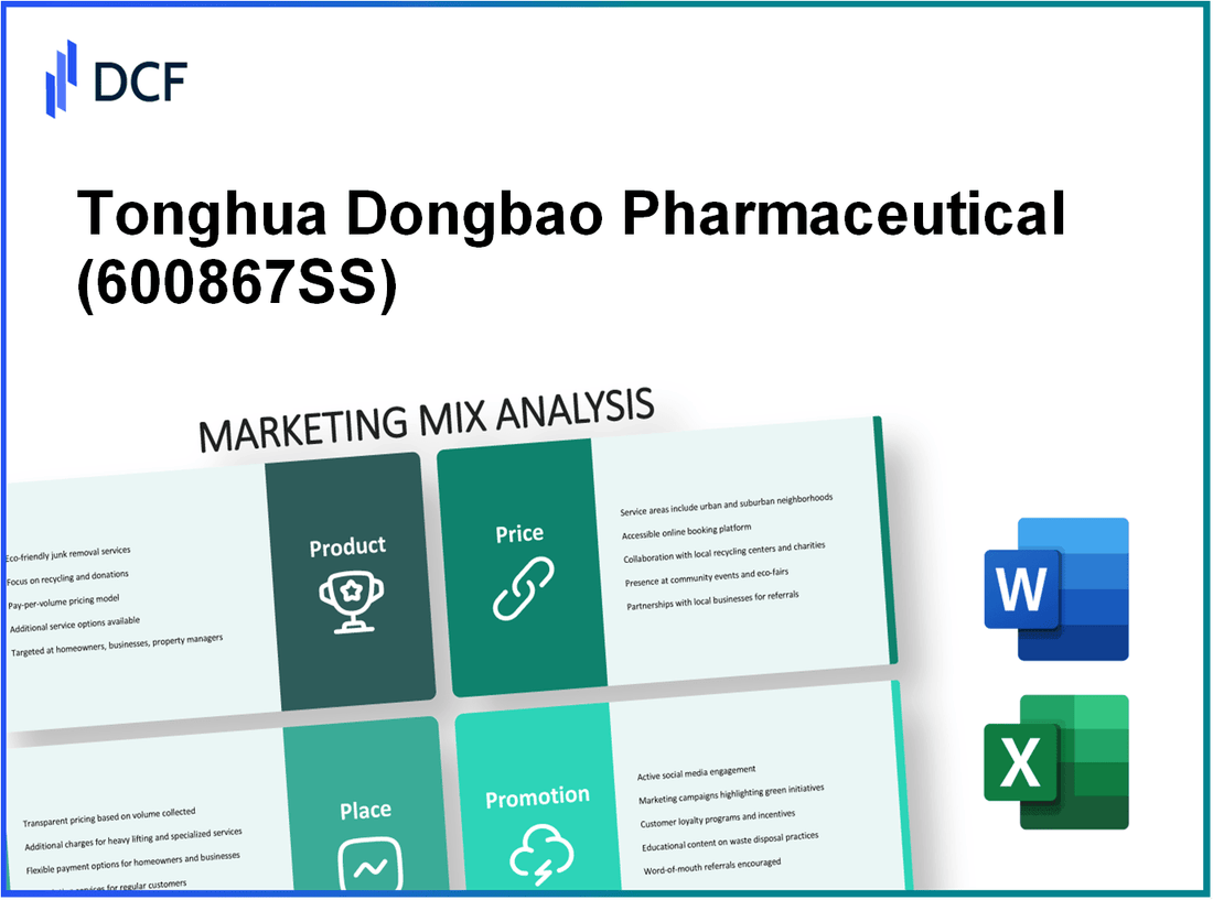 Tonghua Dongbao Pharmaceutical Co., Ltd. (600867.SS): Marketing Mix Analysis