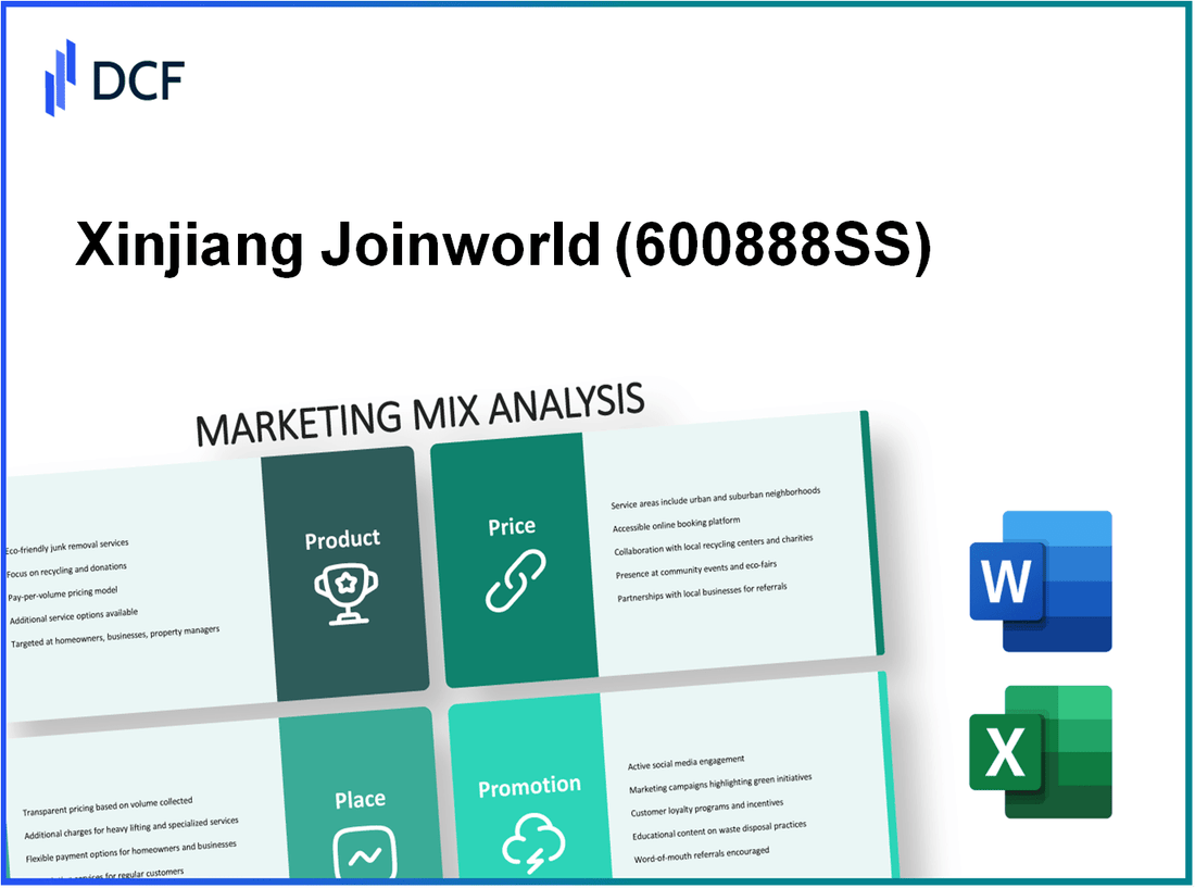 Xinjiang Joinworld Co.,Ltd. (600888.SS): Marketing Mix Analysis