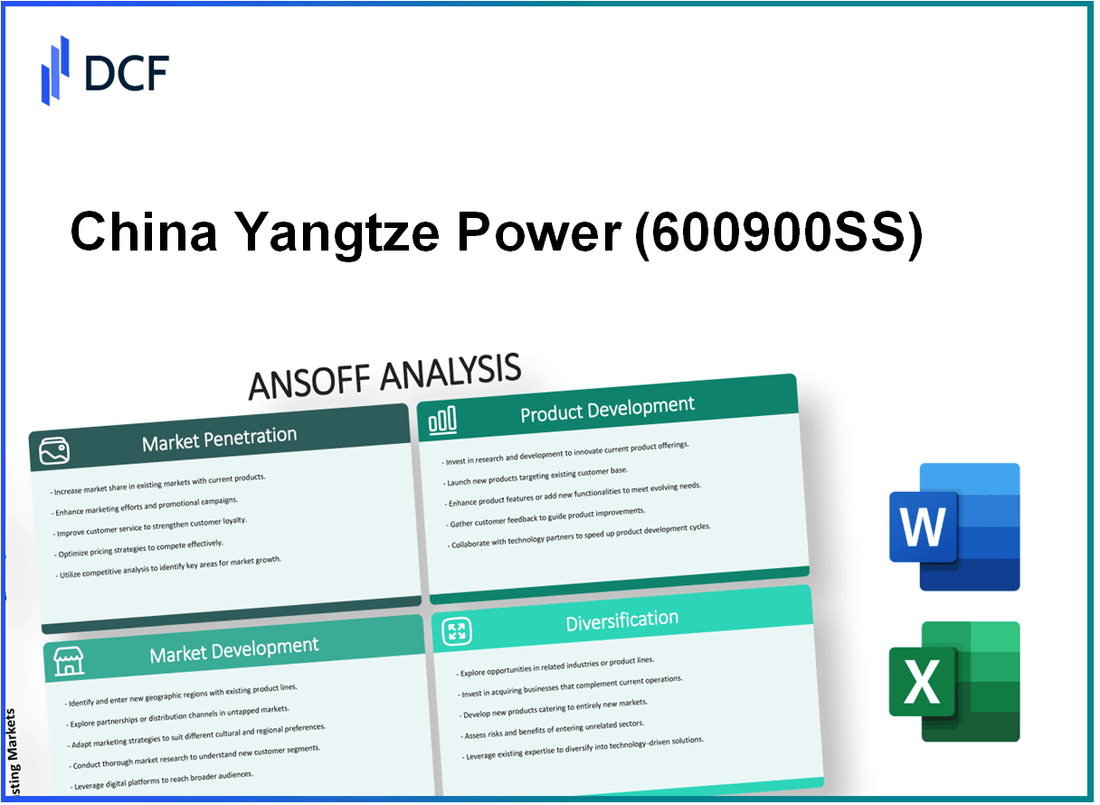 China Yangtze Power Co., Ltd. (600900.SS): Ansoff Matrix