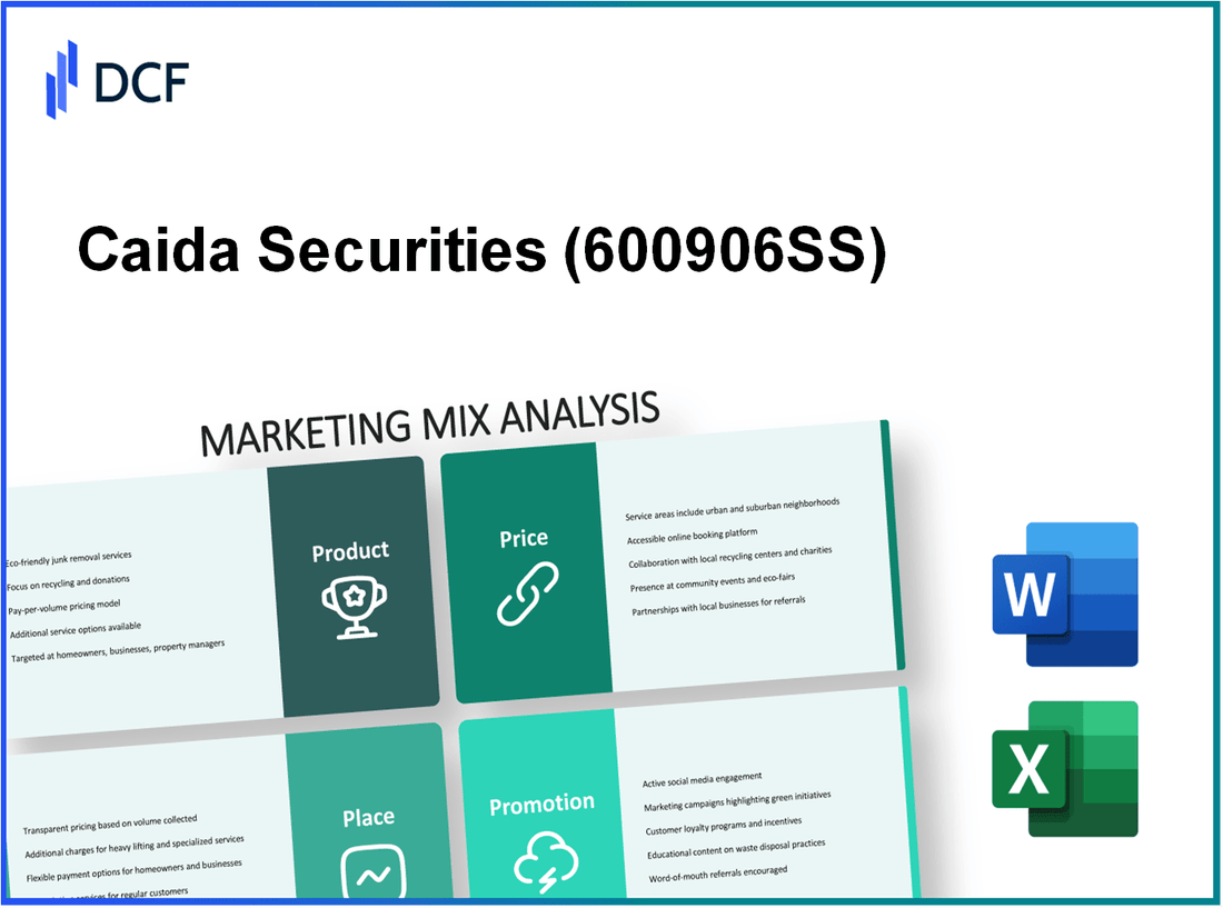 Caida Securities Co., Ltd. (600906.SS): Marketing Mix Analysis