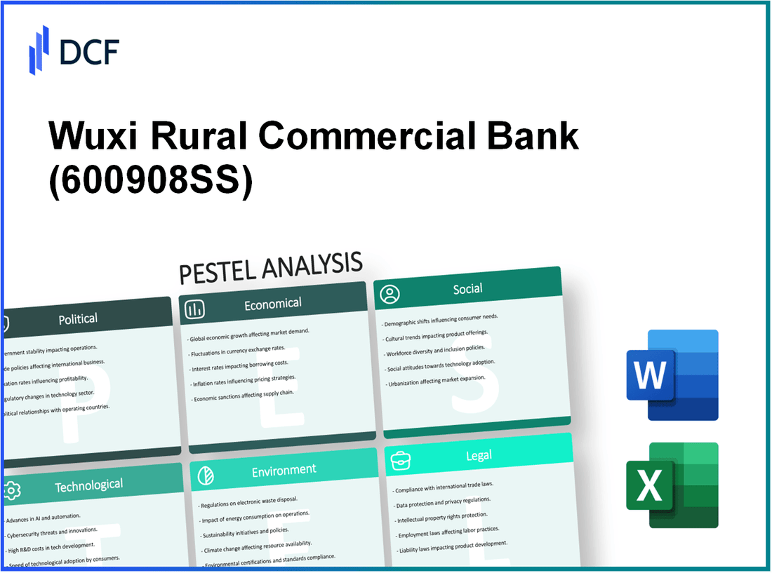 Wuxi Rural Commercial Bank Co.,Ltd (600908.SS): PESTEL Analysis