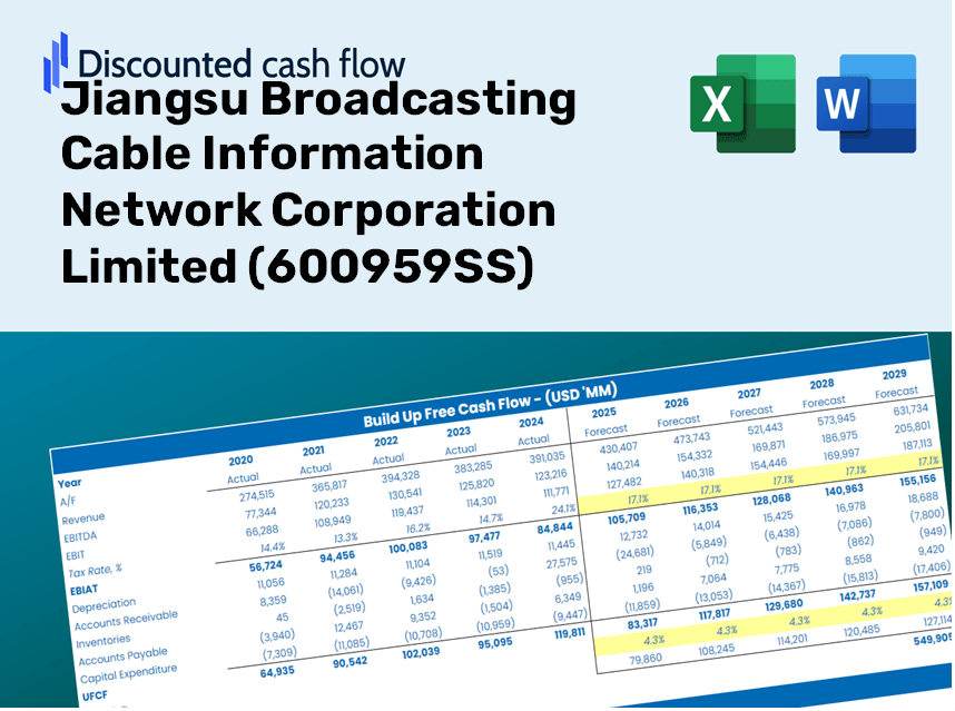 Jiangsu Broadcasting Cable Information Network Corporation Limited (600959SS) DCF Valuation