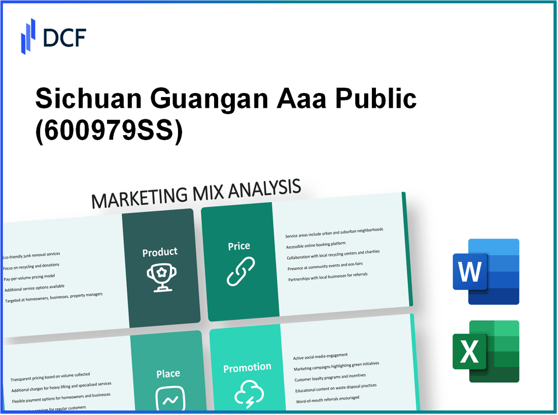 Sichuan Guangan Aaapublic Co.,Ltd (600979.SS): Marketing Mix Analysis