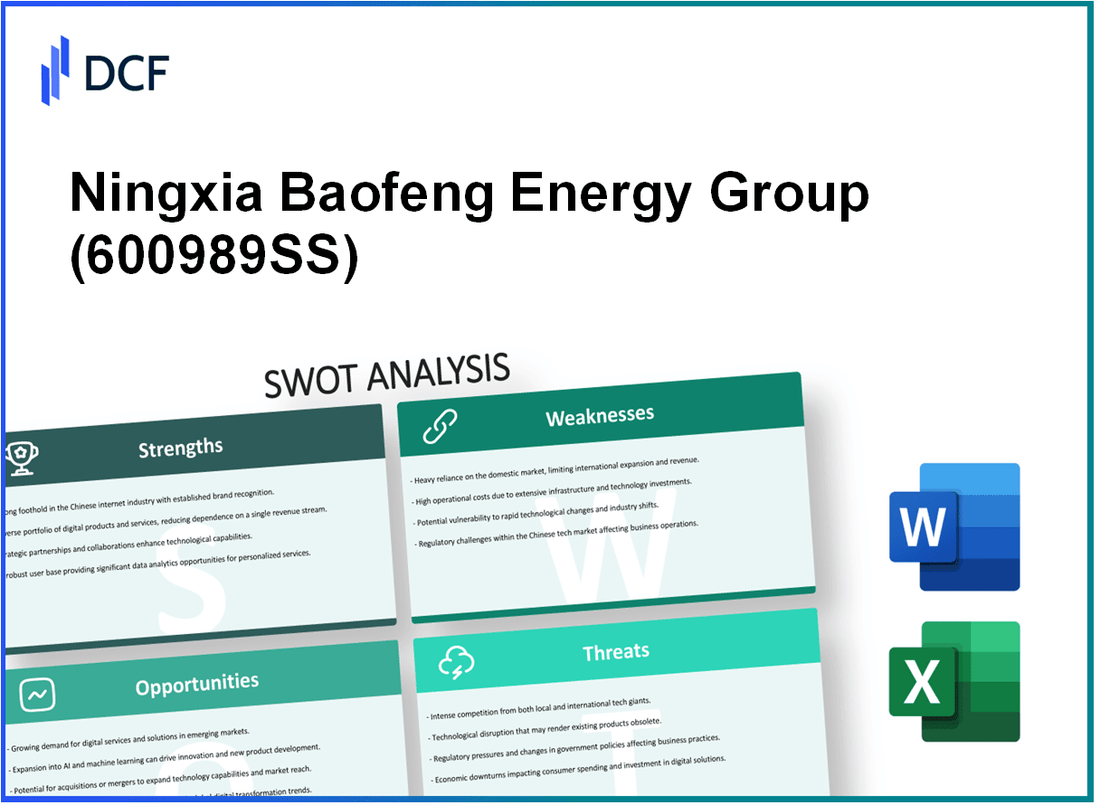 Ningxia Baofeng Energy Group Co., Ltd. (600989.SS): SWOT Analysis