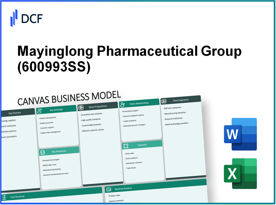 Mayinglong Pharmaceutical Group Co., LTD. (600993.SS): Canvas Business Model