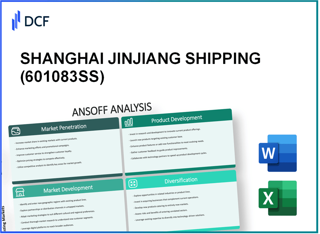 SHANGHAI JINJIANG SHIPPING CO (601083.SS): Ansoff Matrix