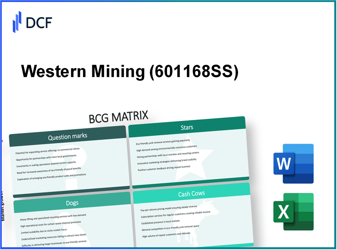 Western Mining Co.,Ltd. (601168.SS): BCG Matrix