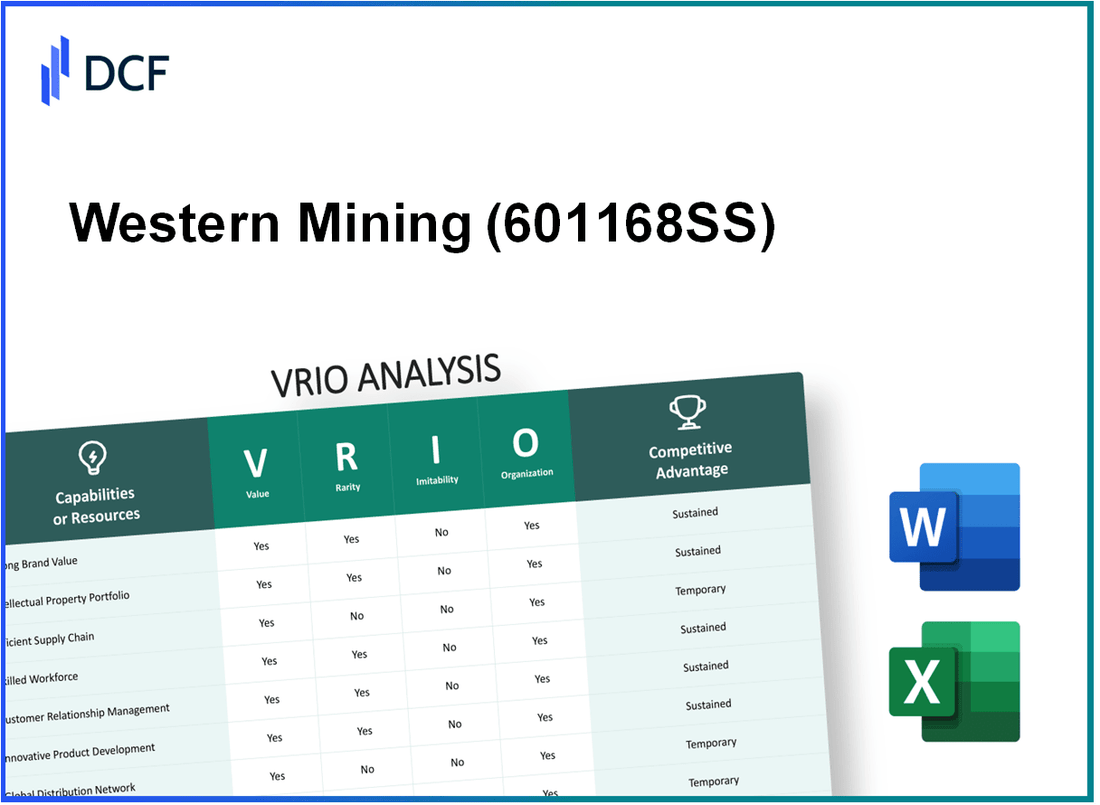 Western Mining Co.,Ltd. (601168.SS): VRIO Analysis
