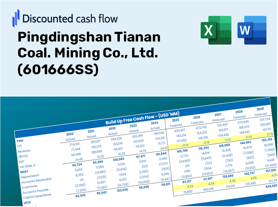 Pingdingshan Tianan Coal. Mining Co., Ltd. (601666SS) DCF Valuation