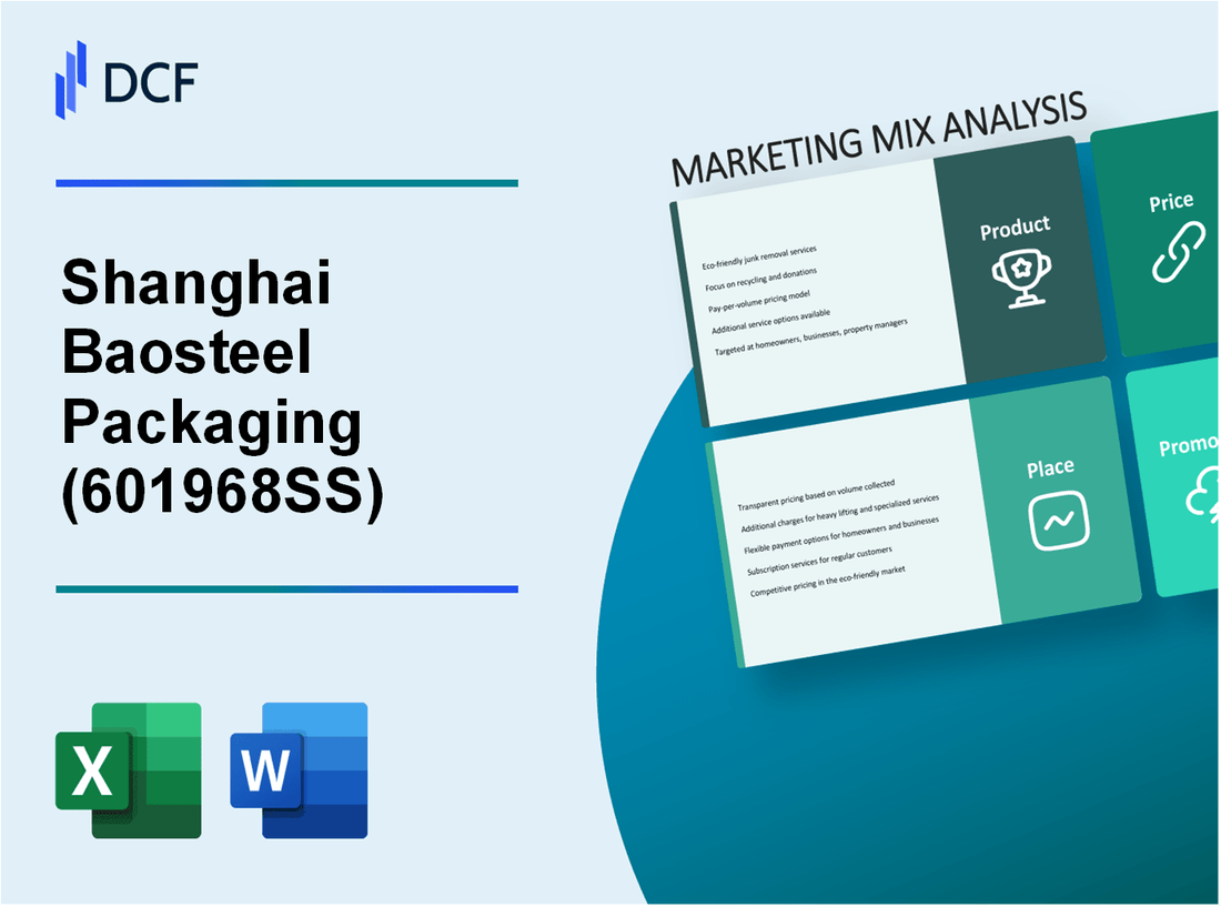 Shanghai Baosteel Packaging Co., Ltd. (601968.SS): Marketing Mix Analysis