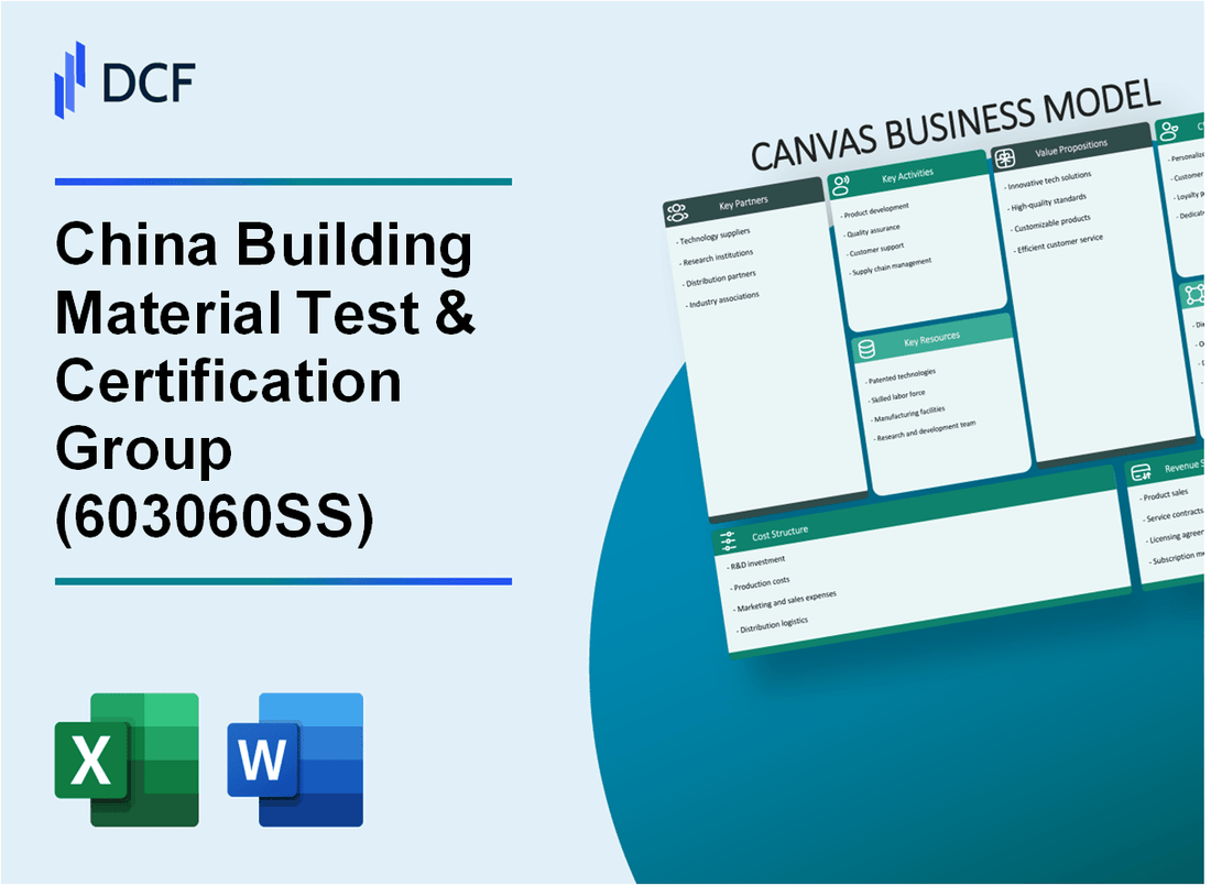 China Building Material Test & Certification Group Co., Ltd. (603060.SS): Canvas Business Model