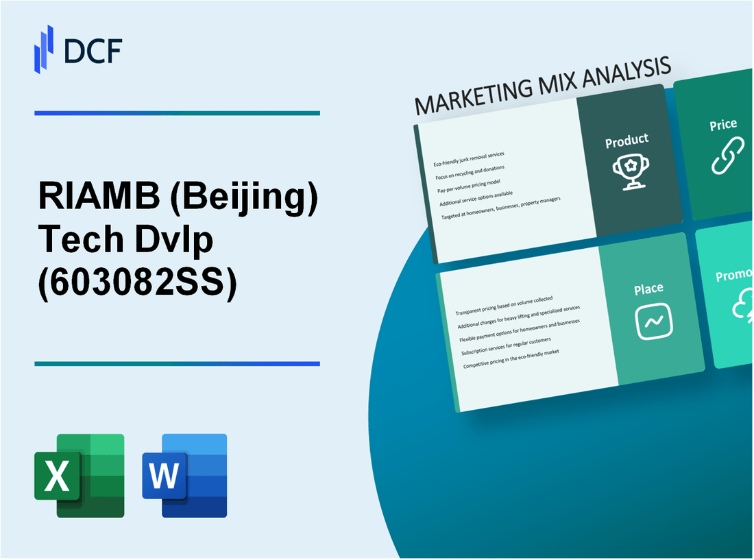 RIAMB Tech Dvlp Co (603082.SS): Marketing Mix Analysis