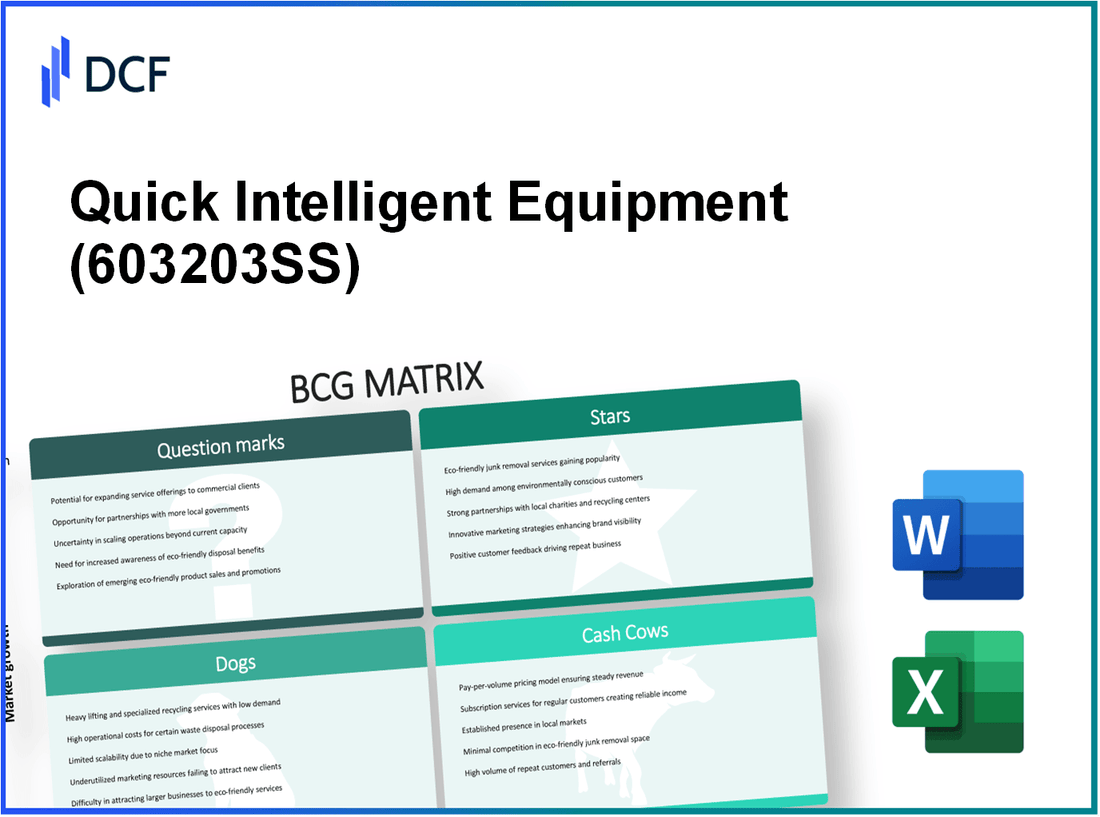 Quick Intelligent Equipment Co., Ltd. (603203.SS): BCG Matrix