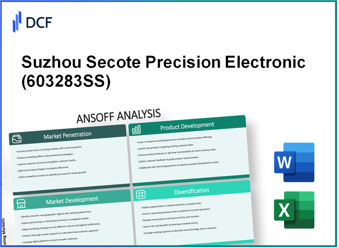 Suzhou Secote Precision Electronic Co.,LTD (603283.SS): Ansoff Matrix