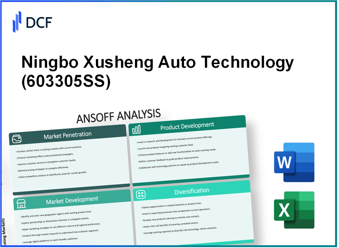 Ningbo Xusheng Auto Technology Co., Ltd. (603305.SS): Ansoff Matrix