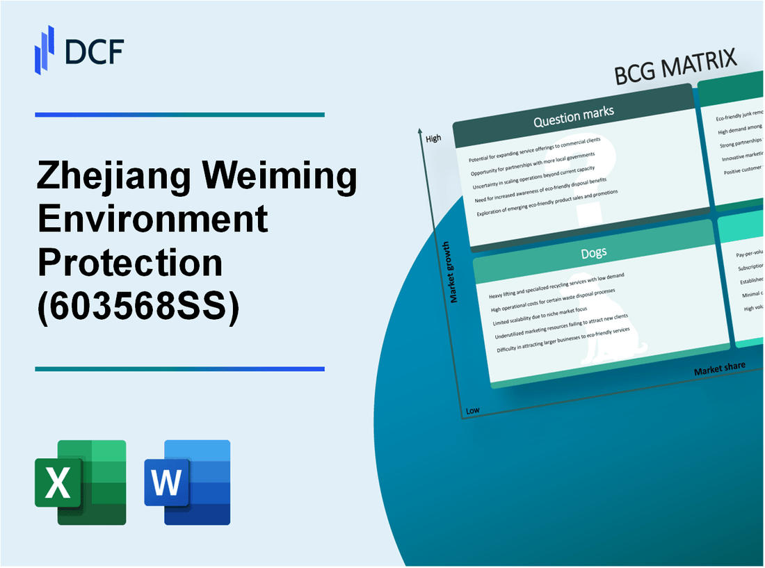 Zhejiang Weiming Environment Protection Co., Ltd. (603568.SS): BCG Matrix